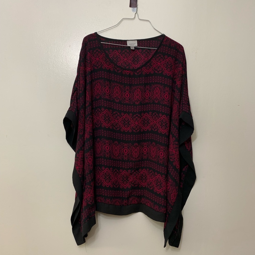 Avenue Poncho-Style Blouse/top - 14/16